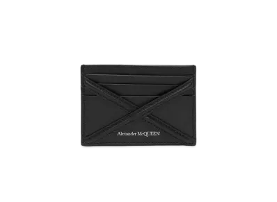 Alexander McQUEEN Harness Card Holder "Black"