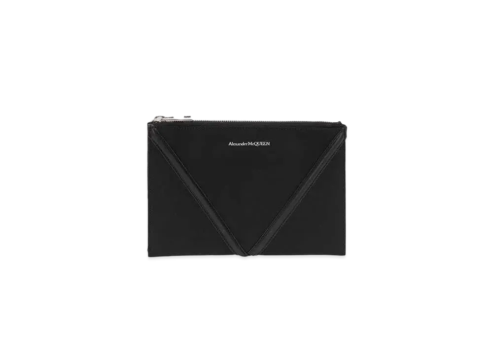 Alexander McQUEEN Harness Small Zip Pouch "Black"