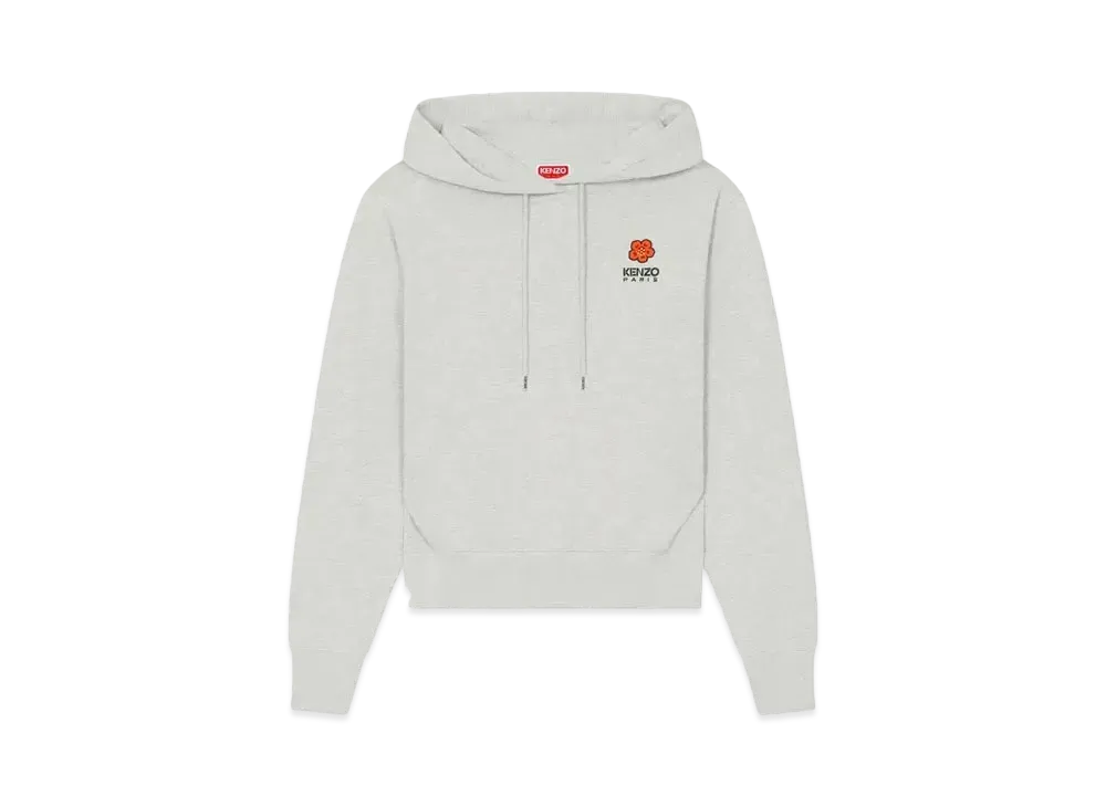 KENZO 'BOKE FLOWER' Embroidery Hoodie "Pale Grey"