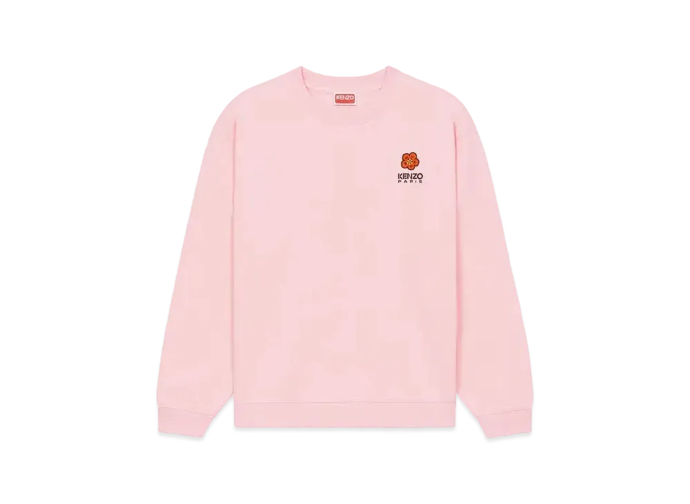KENZO 'BOKE FLOWER' Embroidery Sweat "Faded Pink"
