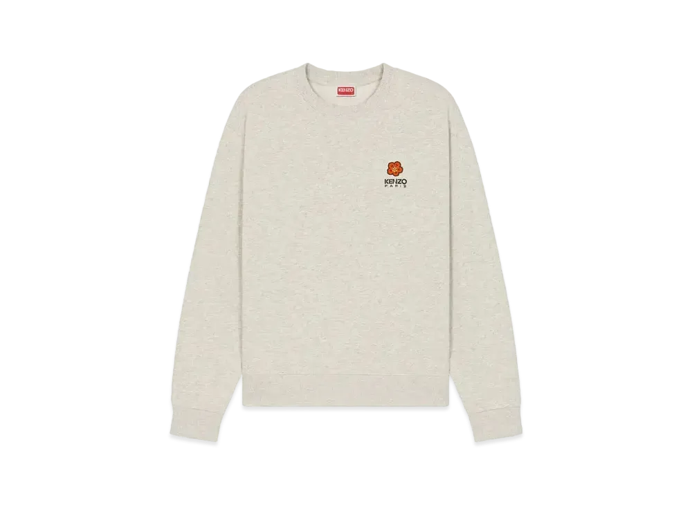 KENZO 'BOKE FLOWER' Embroidery Classic Sweat "Pale Grey"