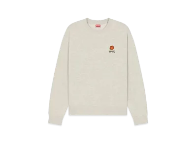 KENZO 'BOKE FLOWER' Embroidery Classic Sweat "Pale Grey"