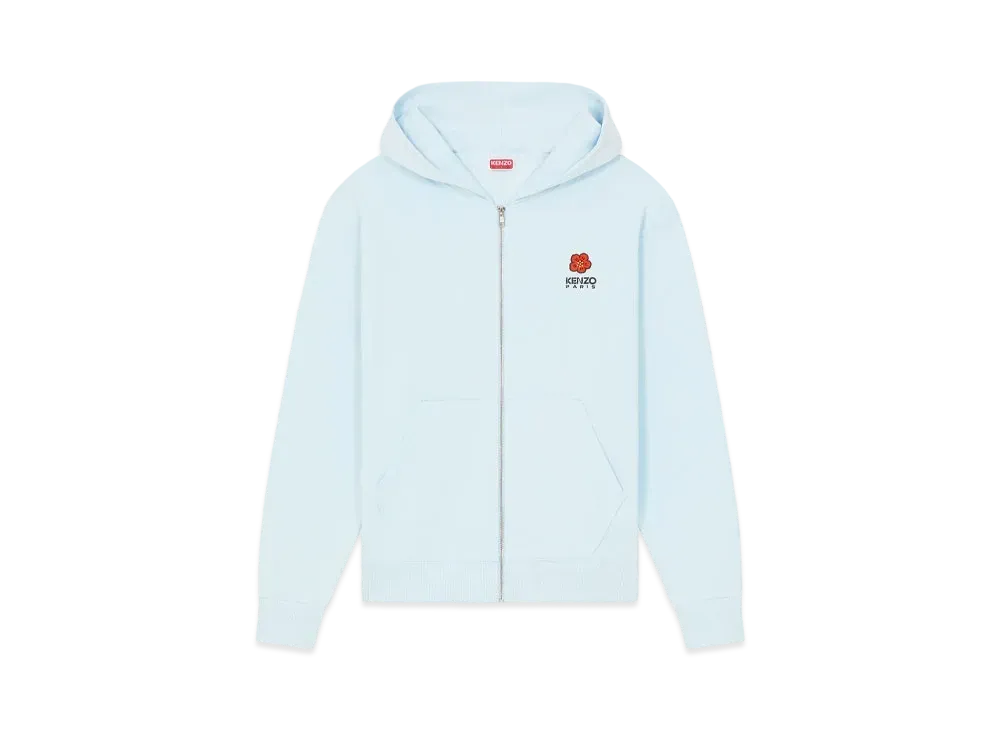 KENZO 'BOKE FLOWER' Embroidery Classic Hoodie "Light Blue"