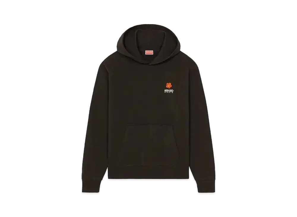 KENZO 'BOKE FLOWER' Crest Embroidery Sweat "Black"