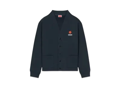 KENZO 'BOKE FLOWER' Cardigan "Midnight Blue"