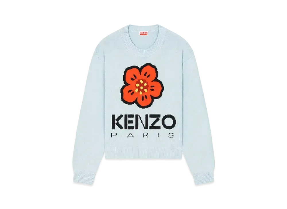 KENZO 'BOKE FLOWER' Jumper "Light Blue"