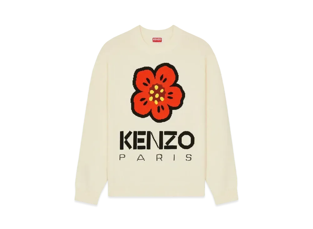 KENZO 'BOKE FLOWER' Jumper "Off White"