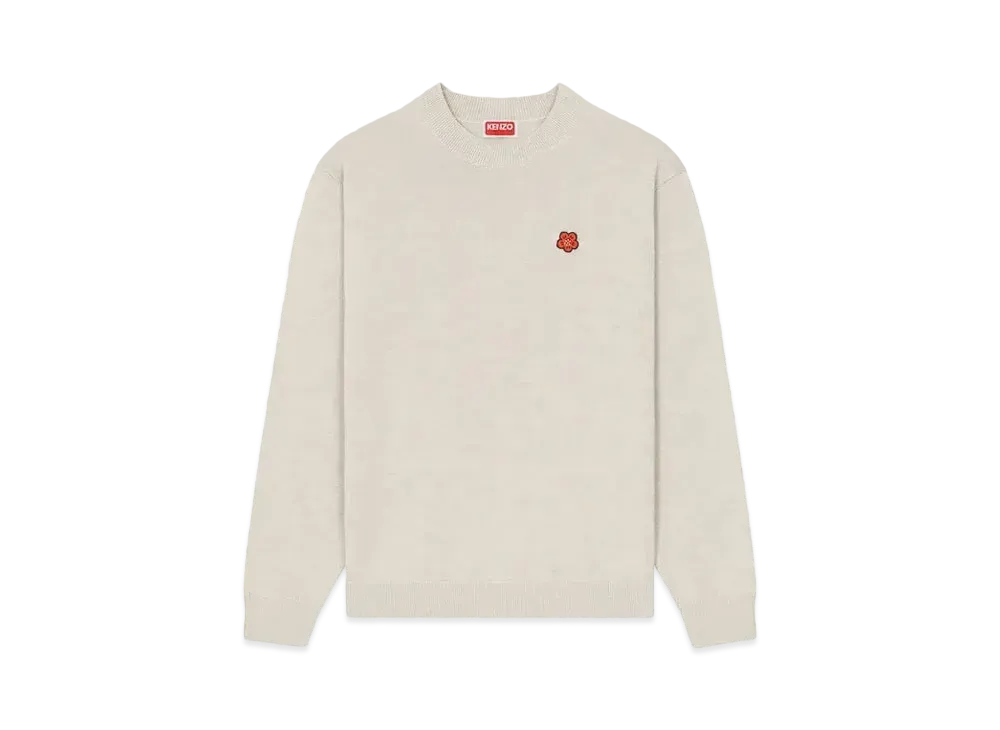 KENZO 'BOKE FLOWER' Embroidery Jumper "Pale Grey"