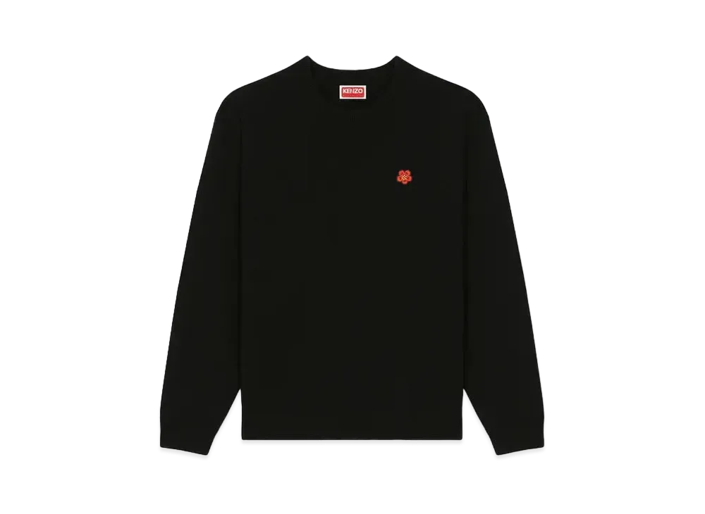 KENZO 'BOKE FLOWER' Embroidery Jumper "Black"