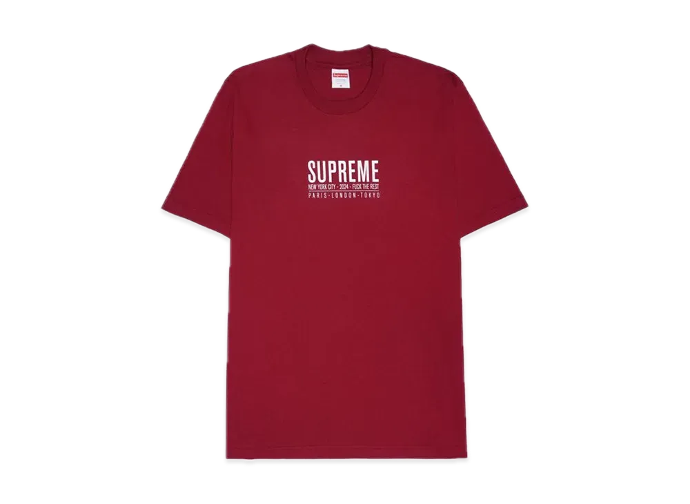 Supreme Paris Tee "Cardinal
"