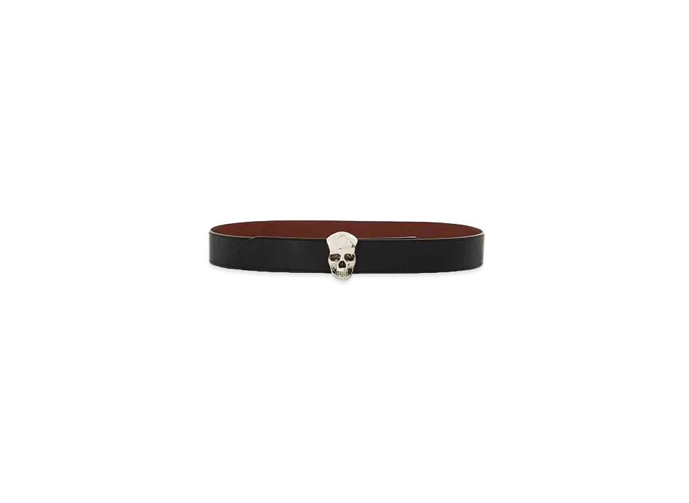 Alexander McQUEEN 3D Skull Belt "Black"