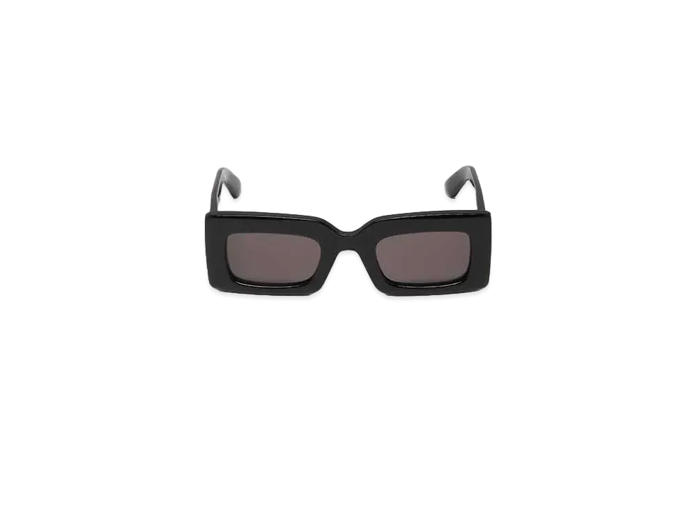 Alexander McQUEEN Bold Rectangular Sunglasses "Black/Smoke"