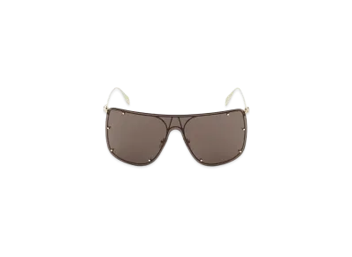 Alexander McQUEEN Skull Mask Sunglasses "Gold"