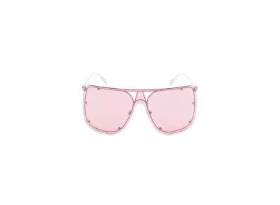 Alexander McQUEEN Skull Mask Sunglasses "Silver"