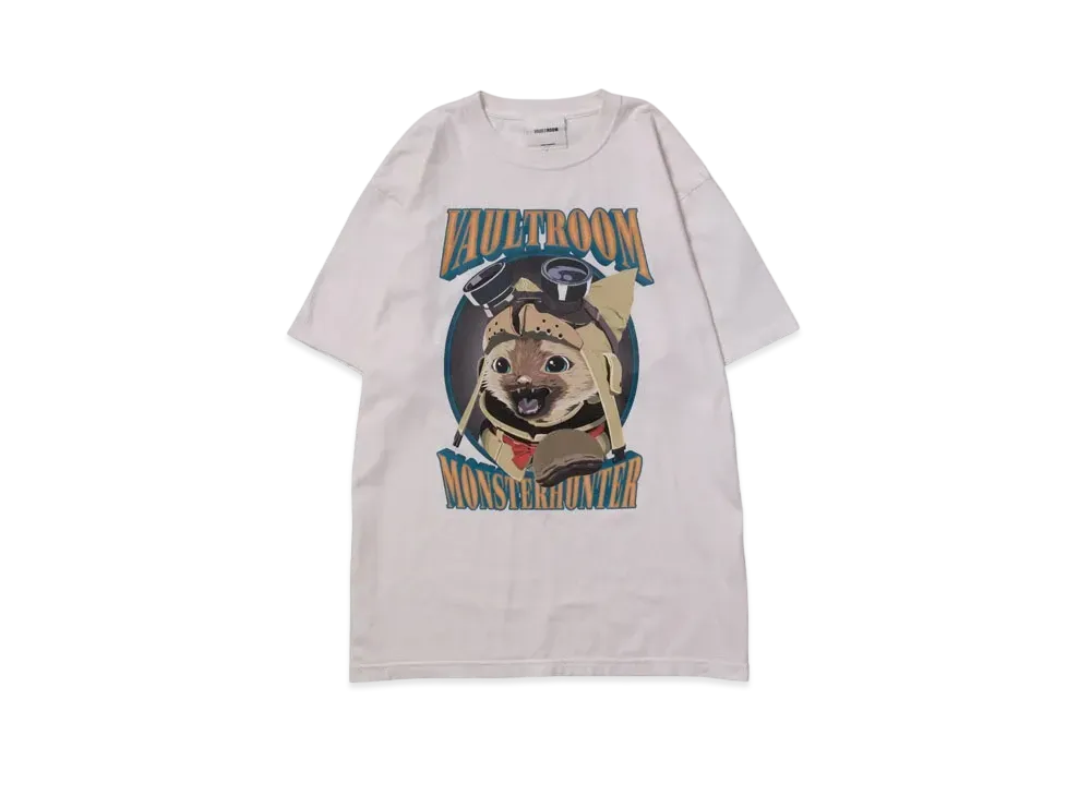 VAULTROOM x Monster Hunter AIROU Tee "Off White"