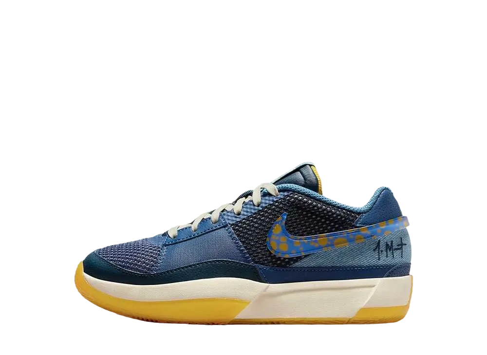 ナイキ GS ジャ1 "ミスティックネイビー/ユニバーシティゴールド/エーゲンストーム/ハイパーロイヤル"