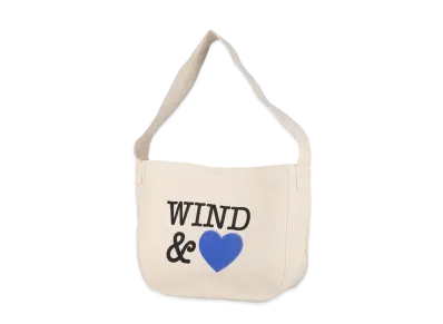 WIND AND SEA Canvas Newspaper Bag(HTSP) "Natural_Heart"
