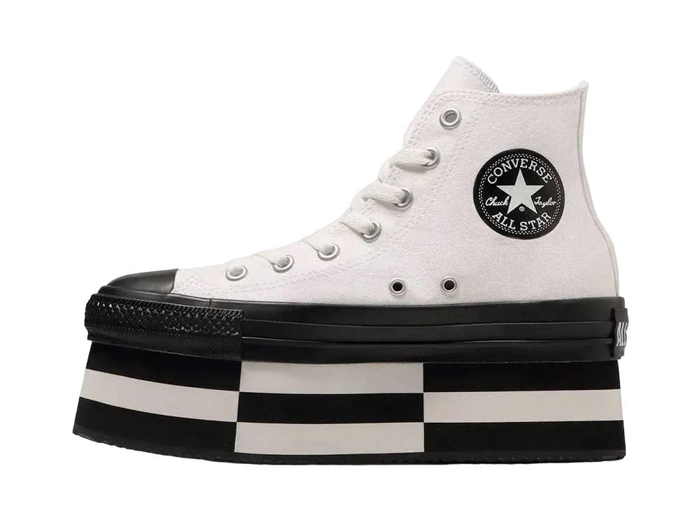 Converse Women's All Star Chunkyblock Hi "White/Black"