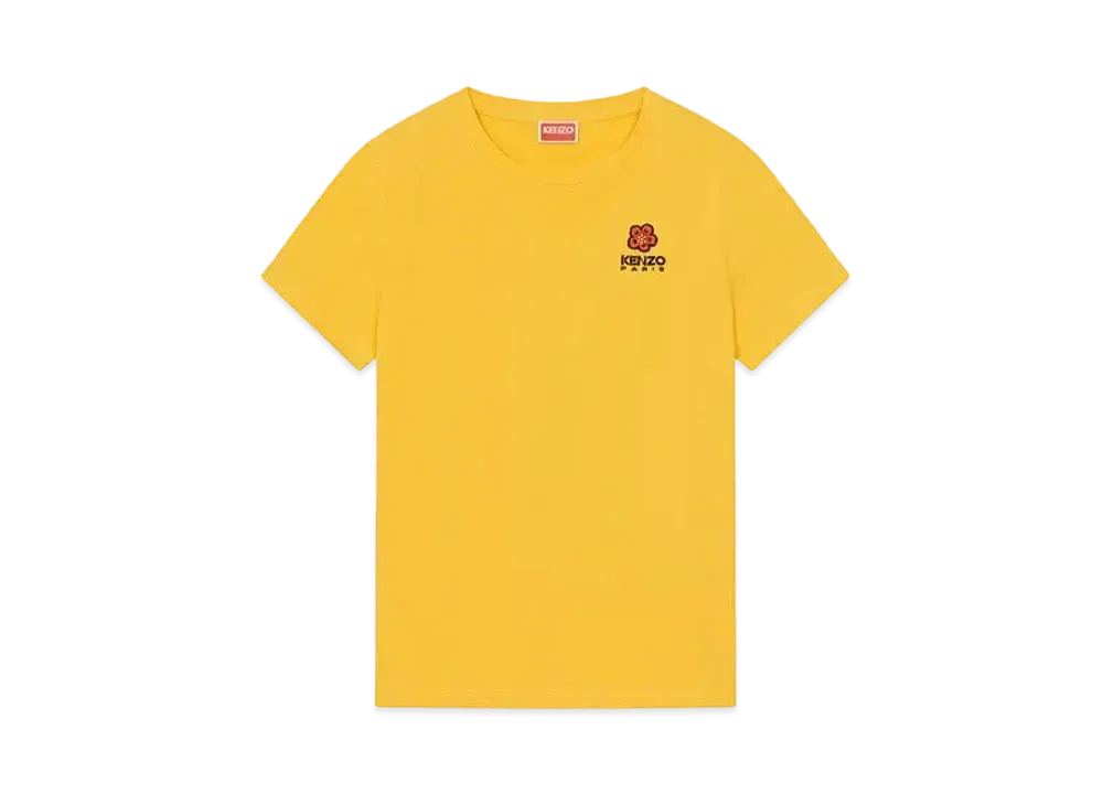 KENZO 'BOKE FLOWER' Crest Embroidery T-shirt "Golden Yellow"