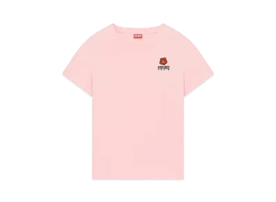 KENZO 'BOKE FLOWER' Crest Embroidery T-shirt "Faded Pink"