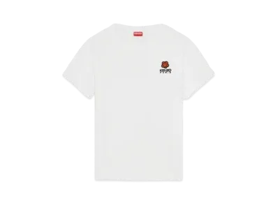 KENZO 'BOKE FLOWER' Crest Embroidery T-shirt "White"
