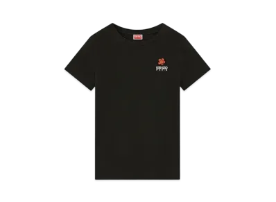 KENZO 'BOKE FLOWER' Crest Embroidery T-shirt "Black"