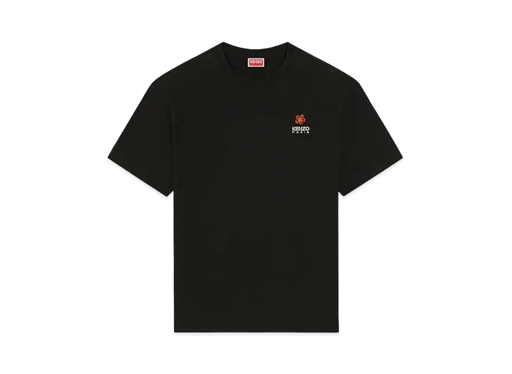 KENZO 'BOKE FLOWER' Embroidery Classic T-shirt "Black"