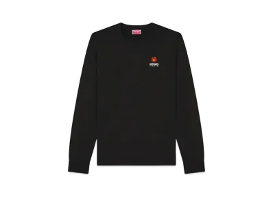 KENZO 'BOKE FLOWER' Embroidery Long Sleeve T-shirt "Black"