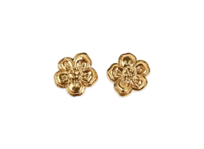 KENZO 'BOKE FLOWER' Earring "Gold"