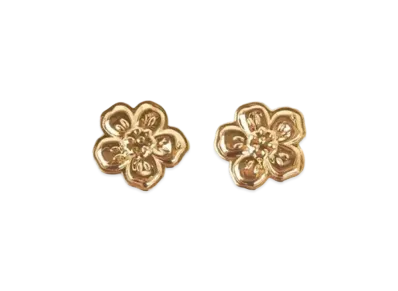 KENZO 'BOKE FLOWER' Large Earring "Gold"