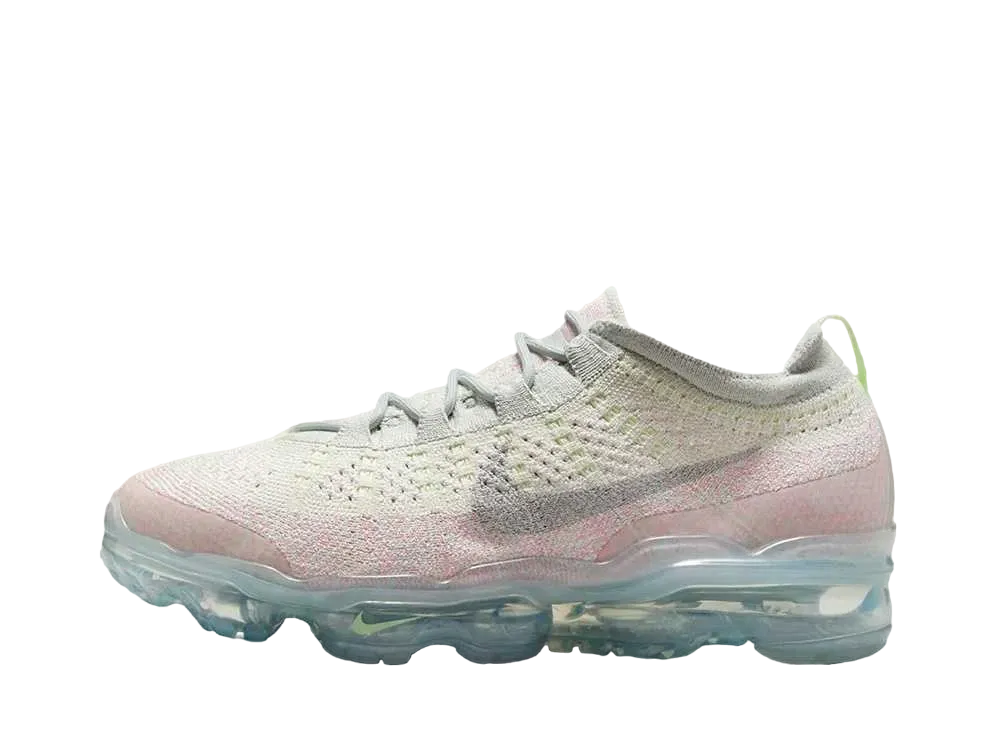 Nike Women's Vapormax 2023 Flyknit "Sea Glass/Light Silver/Barely Volt/Metallic Silver"