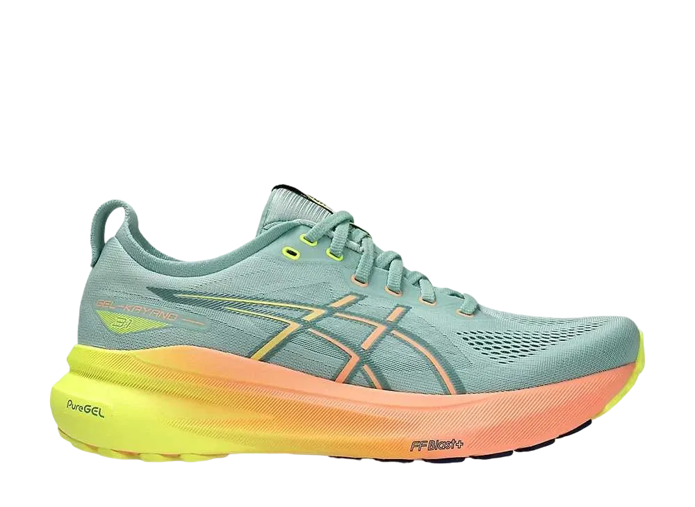 アシックス ゲルカヤノ31 パリ "ライトセラドン/セーフティイエロー"