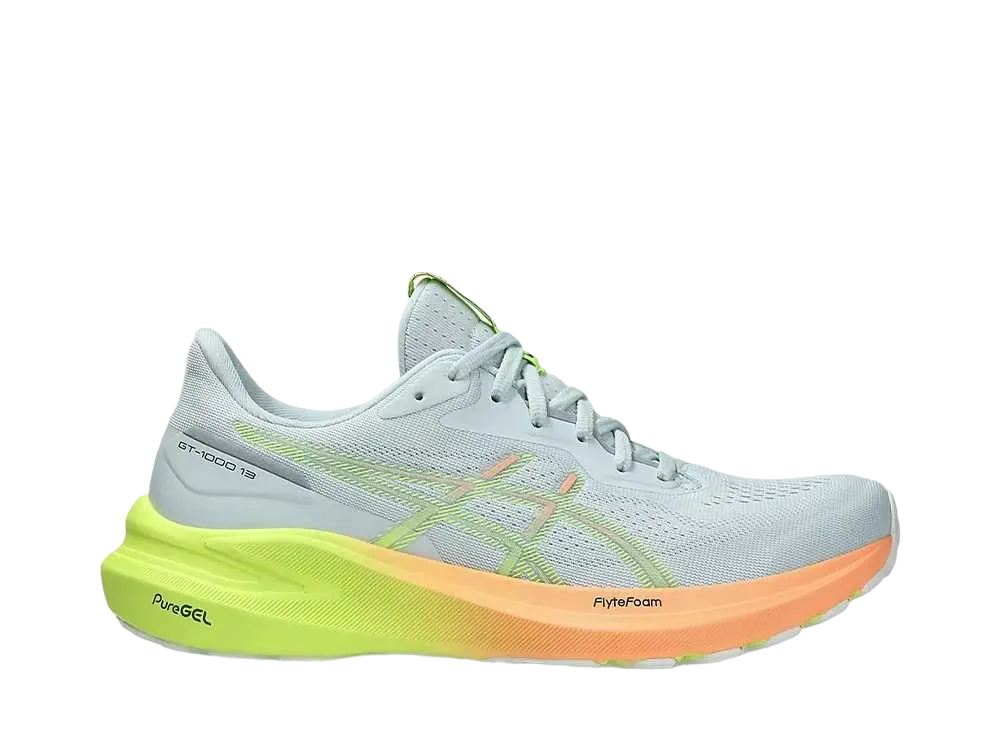 アシックス ウィメンズ GT1000 13 パリ "クールグレー/セーフティイエロー"