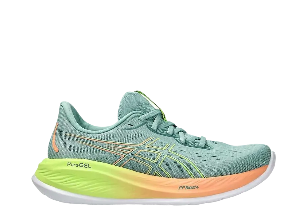 アシックス ウィメンズ ゲルキュムラス26 パリ "ライトセラドン/セーフティイエロー"