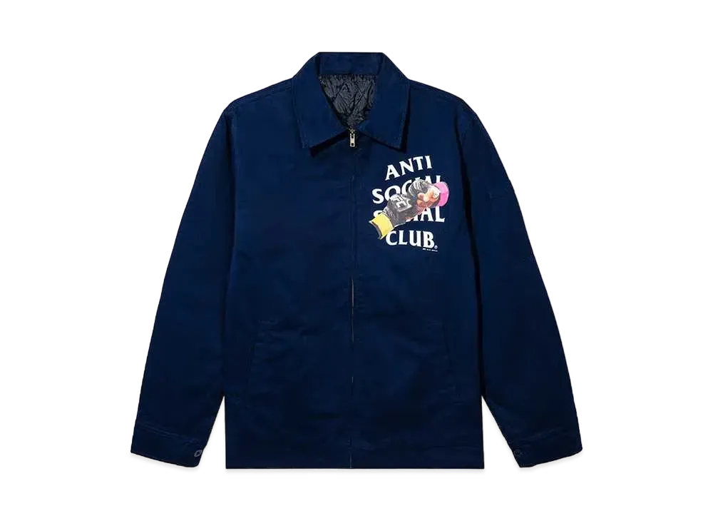 ANTI SOCIAL SOCIAL CLUB x UFC Corner Work Jacket "Navy"