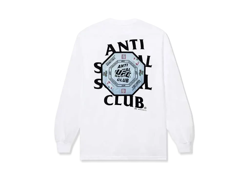 ANTI SOCIAL SOCIAL CLUB x UFC Corner Long Sleeve Tee "White"