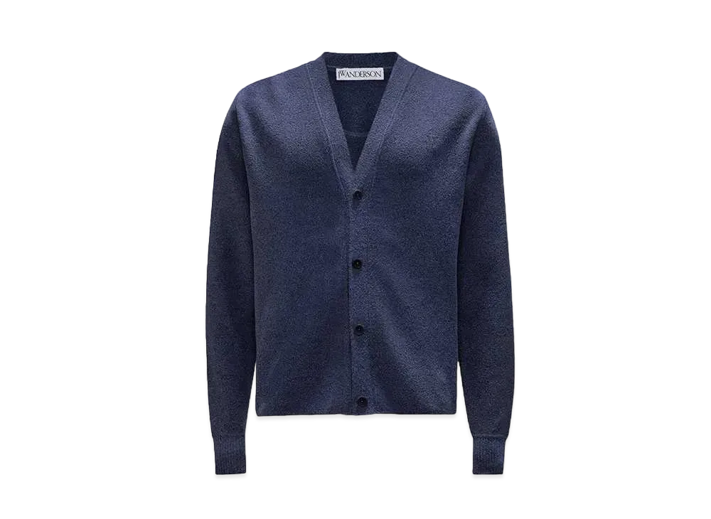 JW ANDERSON Boucle Cardigan "Navy"