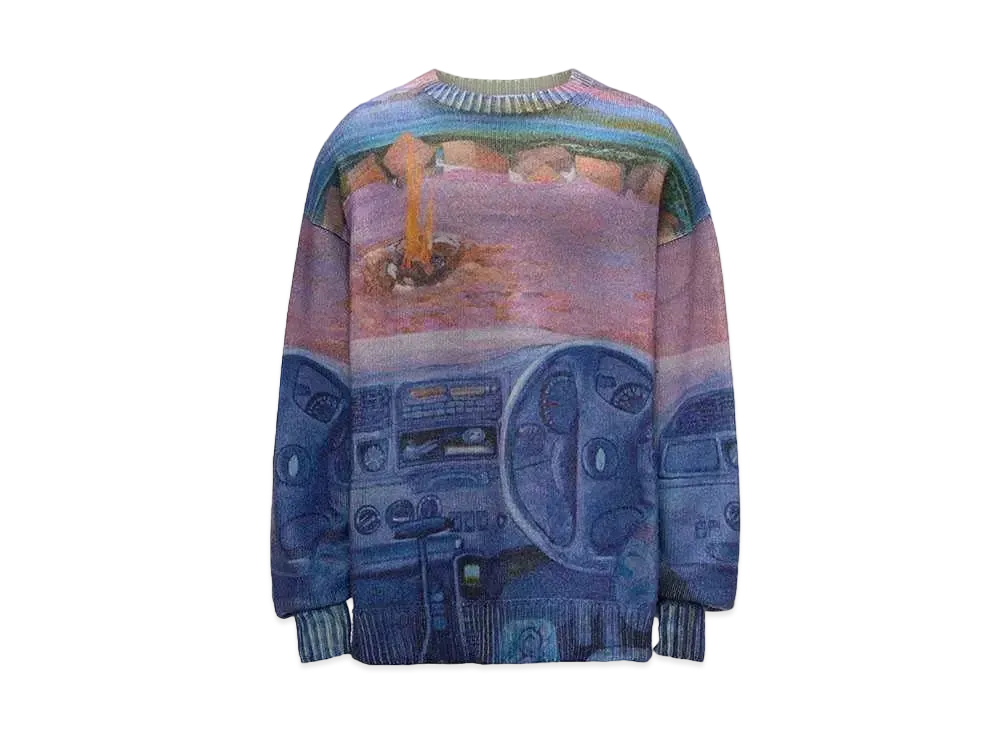 JW ANDERSON Print Sweater "Cornflower Blue"