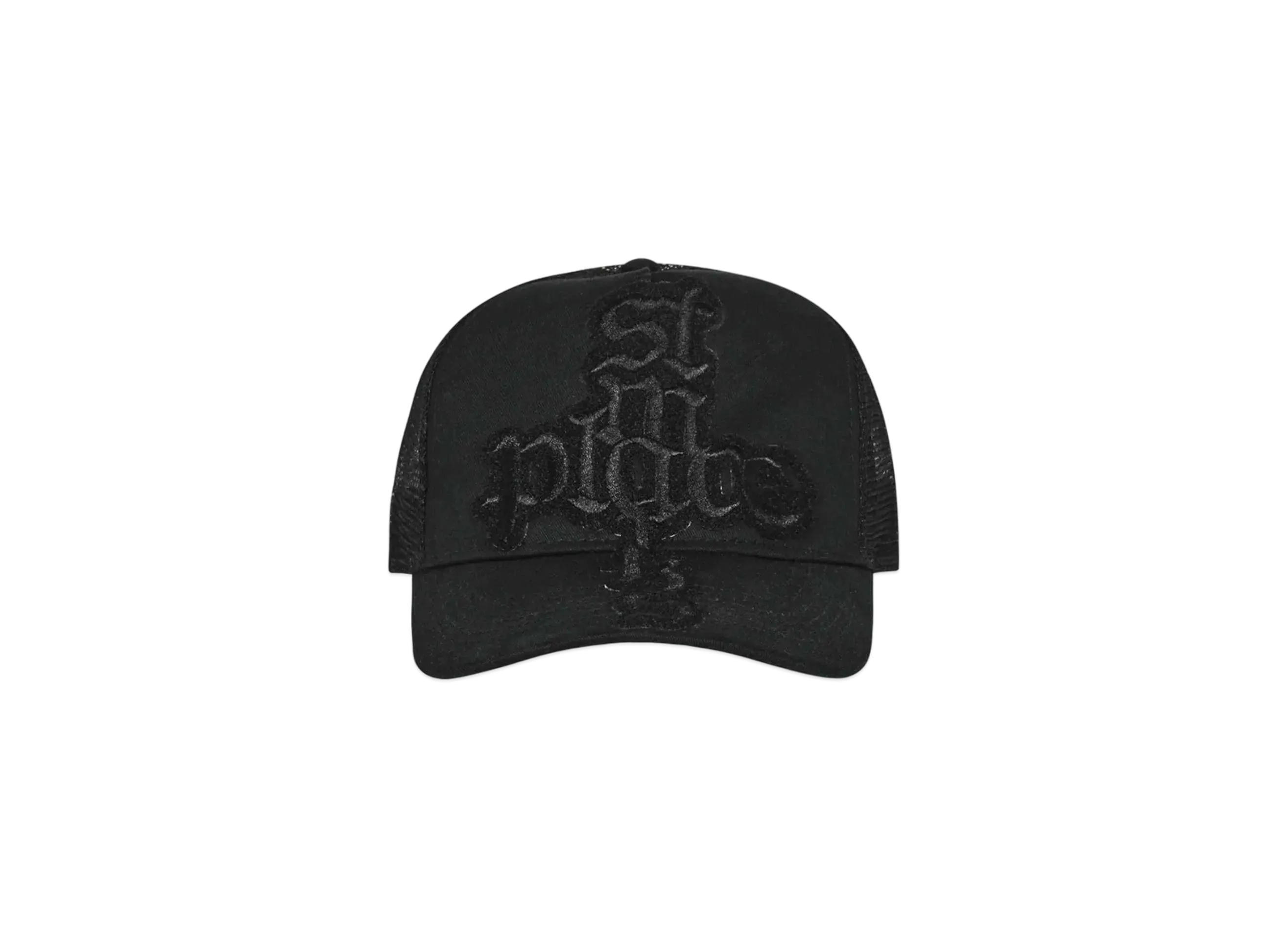 1017 ALYX 9SM Cross Logo Patch Trucker Cap "Black"