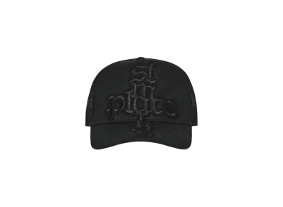 1017 ALYX 9SM Cross Logo Patch Trucker Cap "Black"