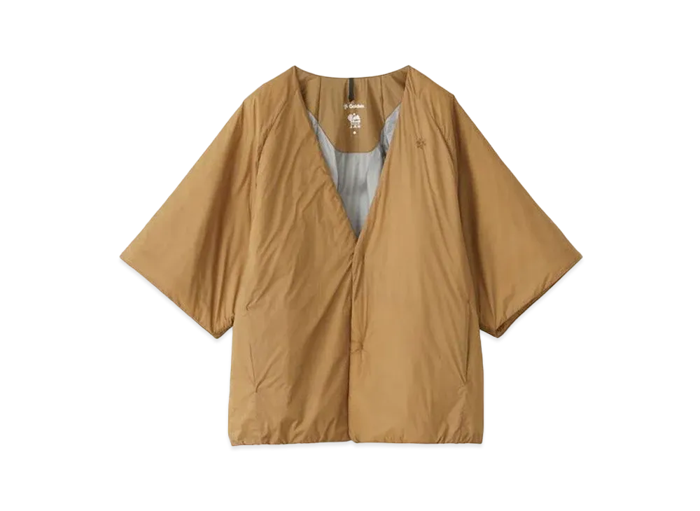 Goldwin Puffy Short Sleeve Jacket (Unisex) "Amber Gold"