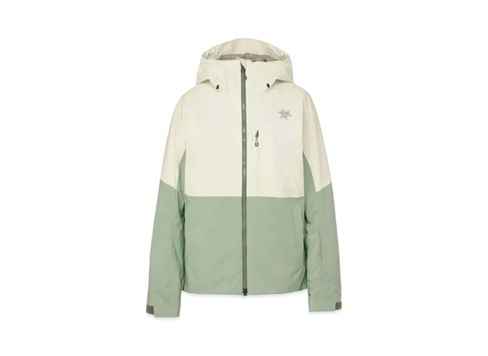 Goldwin Women's G-Sector Jacket (Ski / Ladies) "Moon White/Smoke Moss"