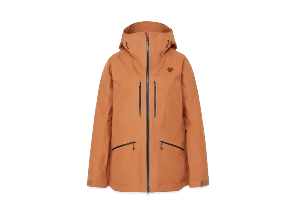 Goldwin Women's Gore-Tex Three Layer Work Pocket Jacket (Ski / Ladies) "Pecan Brown"