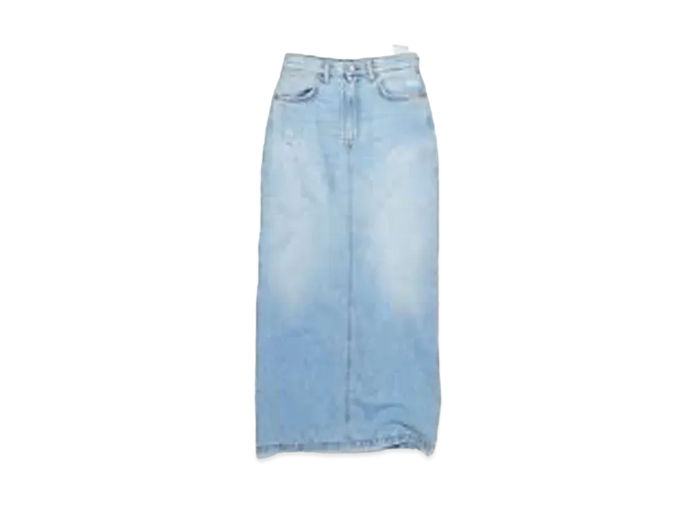 Acne Studios Mid-Length Denim Skirt "Light Blue"