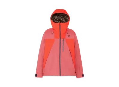 Goldwin 2 Tone Color Hooded Jacket (Ski / Men's) "Mineral Red"