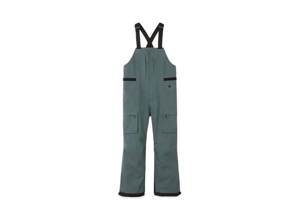 Goldwin Gore-Tex 3 Layer Cargo Bib (Ski / Men's) "Pewter"