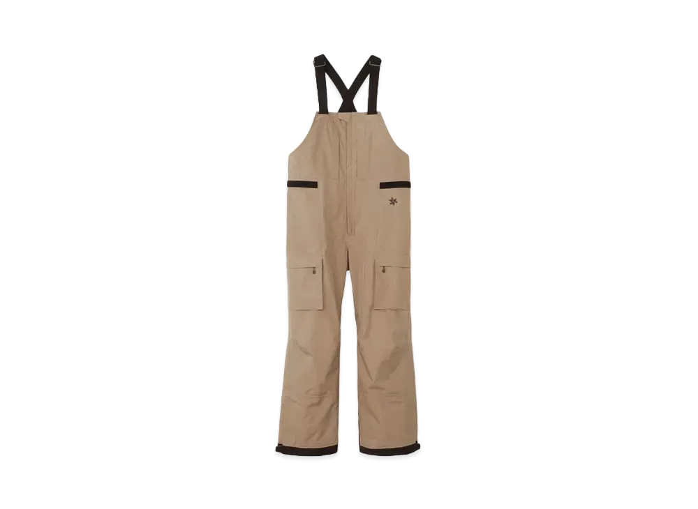 Goldwin Gore-Tex 3 Layer Cargo Bib (Ski / Men's) "Grayish Taupe"