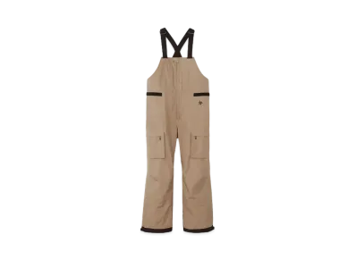 Goldwin Gore-Tex 3 Layer Cargo Bib (Ski / Men's) "Grayish Taupe"