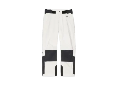 Goldwin 2 Tone Color Wide Pants (Ski / Men's) "White"