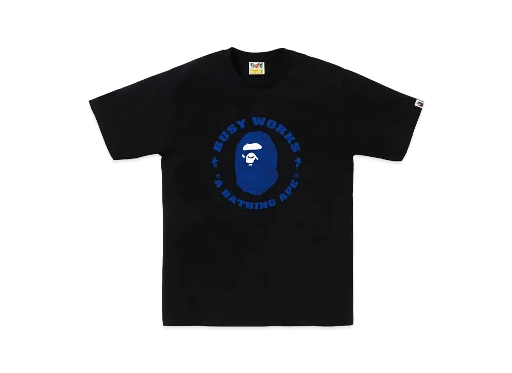 A BATHING APE Ink Camo Busy Works Tee "Black"